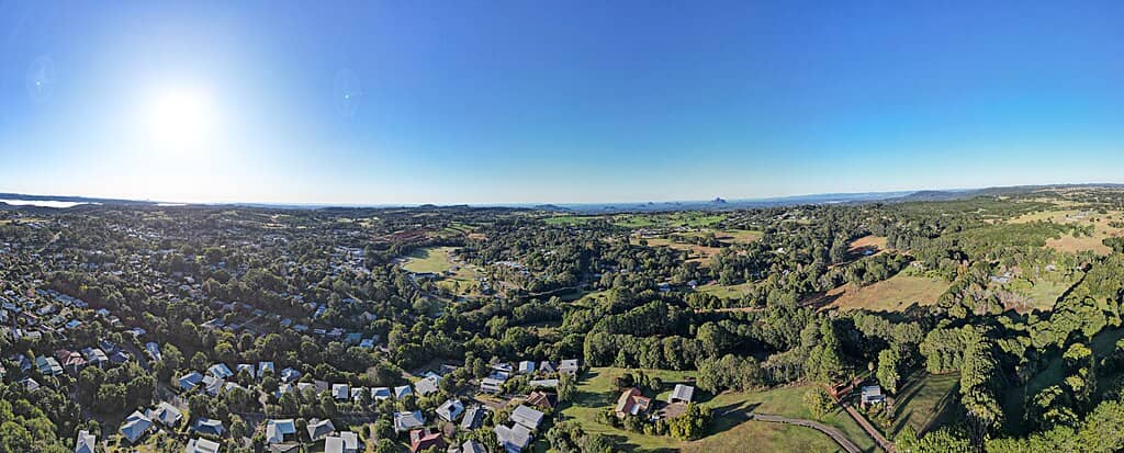 montville maleny hinterland aerial photo